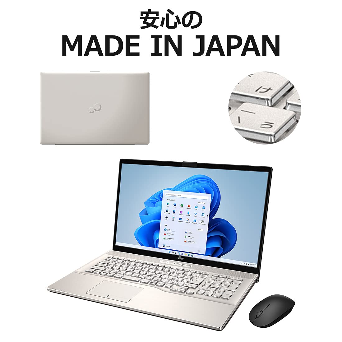 Amazon.co.jp: 【公式】 富士通 ノートパソコン FMV LIFEBOOK WNB/F3